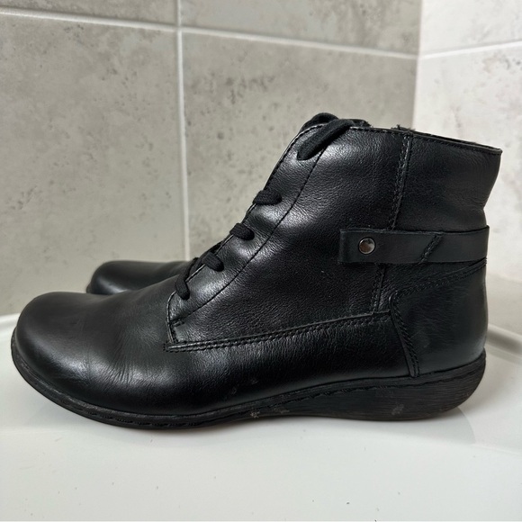 Clarks Women’s Black Fianna Tara Boot Size 9 - Picture 1 of 11